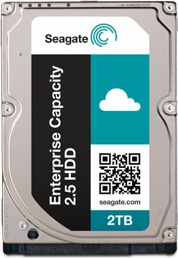 SEAGATE EXOS 7E2000 Enterprise Capacity 2.5 2TB HDD 512Emulation 7200rpm 128MB cache 6,4cm 2.5" SATA 6Gb/s 24x7 Dauerbetrieb BLK (ST2000NX0253)