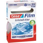 tesa Film, kristall-klar, 10-er Pack, 15 mm x 10 m universeller Klebefilm, aus PP-Folie, reißfest (57710-00000-01)