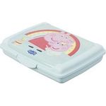 keeeper Brotdose carla mini "peppa pig", 0,5 L, aquamarine Deco-Click-Box mini, PP, praktischer Verschluss, - 1 Stück (1070462433600)