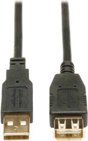 Tripp Lite U024-003 USB Kabel 0,9 m USB 2.0 USB A Schwarz (U024-003)