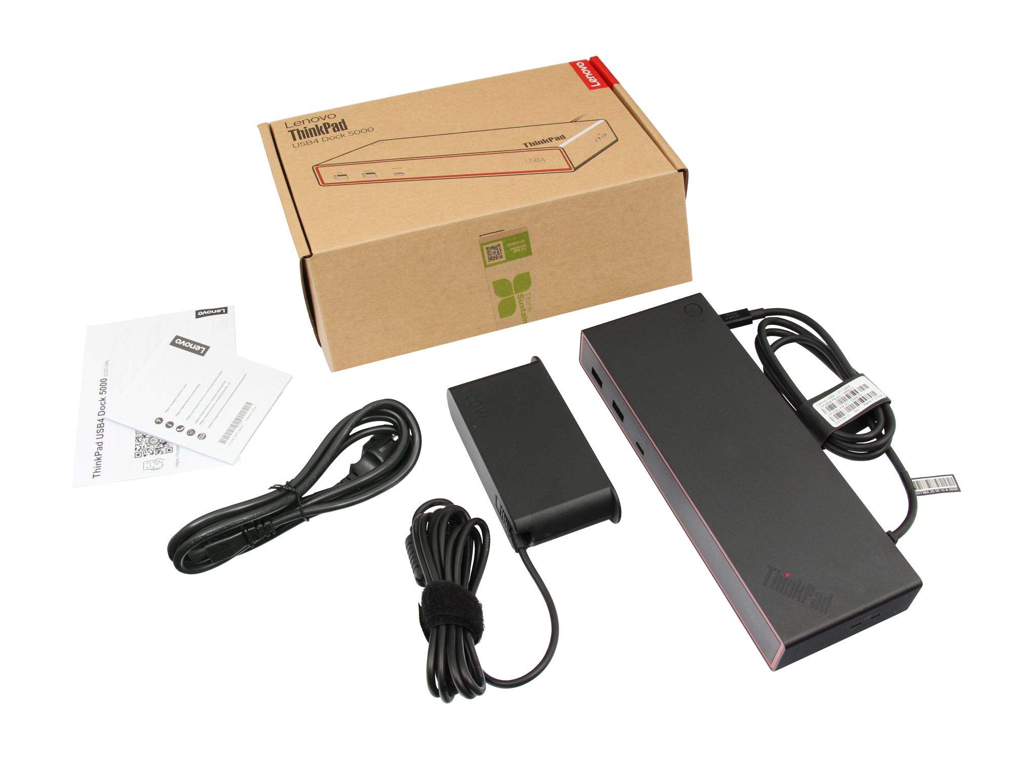 Lenovo ThinkPad 5000 USB4 Dockingstation 100W Schwarz