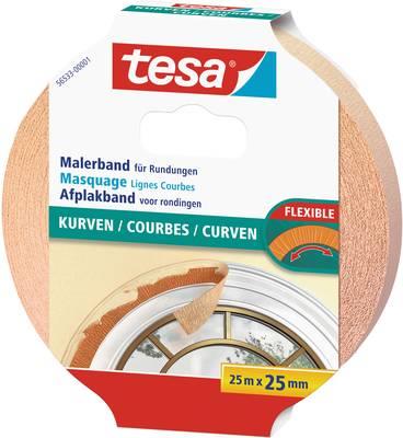 TESA Kreppband Tesa® Beige (L x B) 25 m x 25 mm Inhalt: 1 Rolle(n) (56533-01-00)
