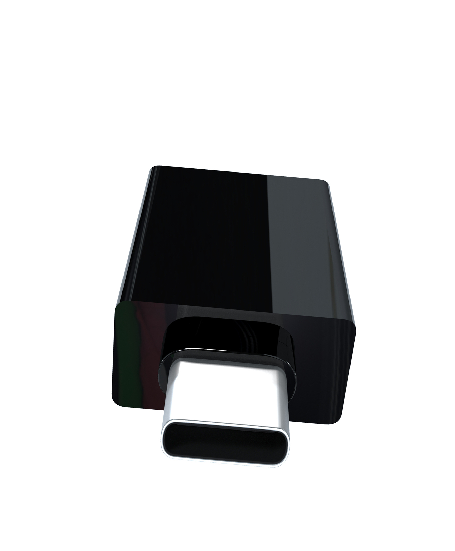 Gembird Cablexpert A-USB2-CMAF-01 USB-C auf USB-A Gender-Adapter USB 2.0 Schwarz