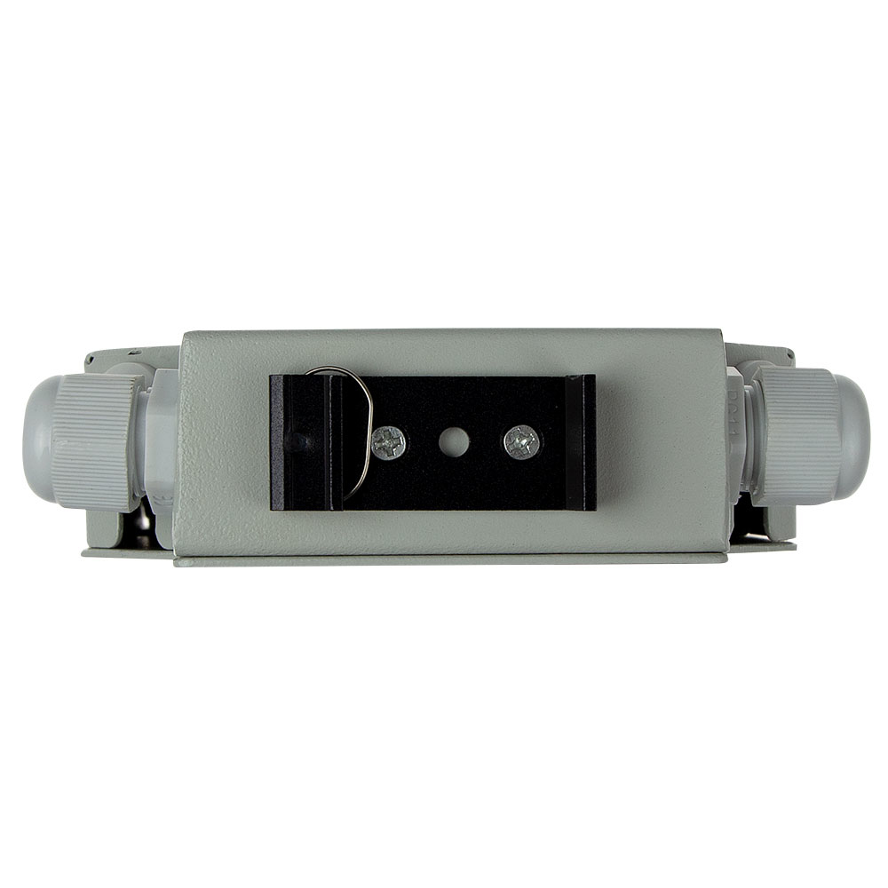 ACT FA2043 Glasfaser-Anschlusskasten, 12 Anschlüsse, Aluminium, Hellgrau