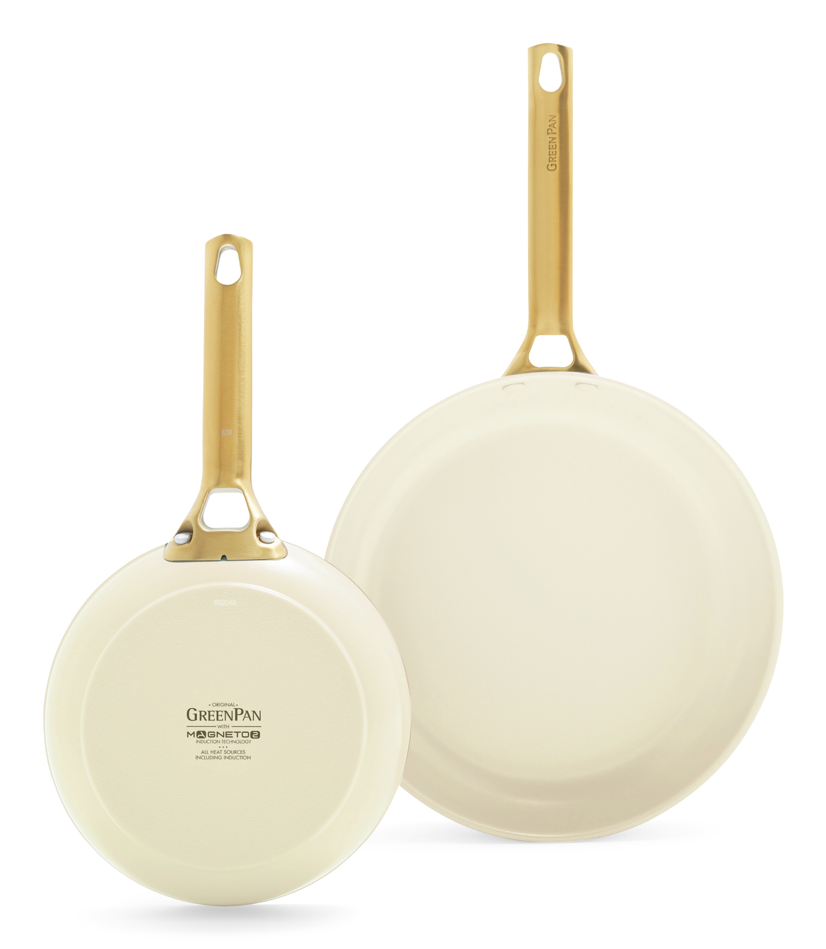 GreenPan Padova Reserve Bratpfannenset 2-tlg. Ø 20 + 26 cm Creme
