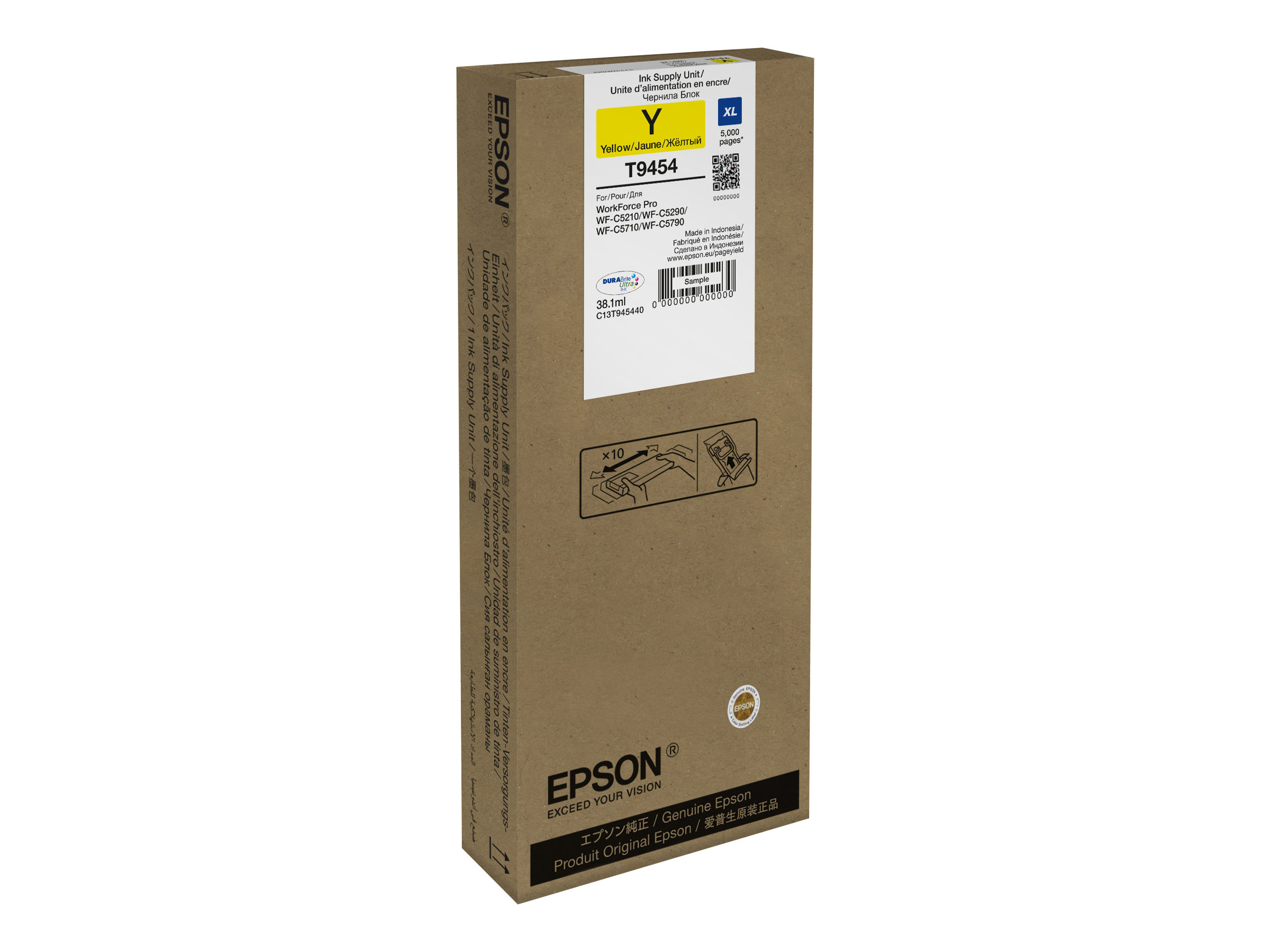 Epson T9454 XL 38.1 ml Original Gelb