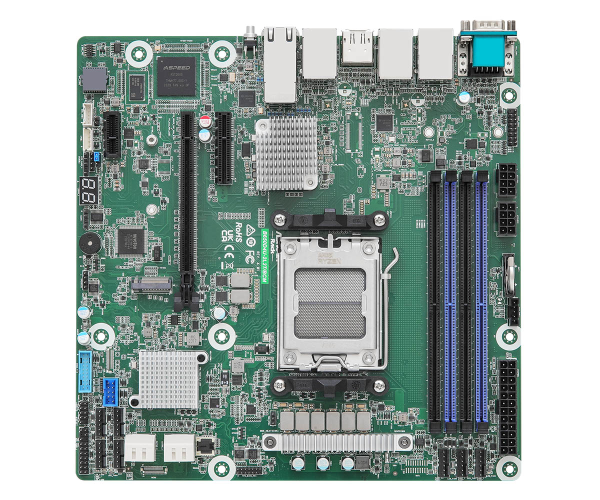 ASRock Rack B650D4U-2L2T/BCM Mainboard AMD B650E Socket AM5 micro ATX Rot