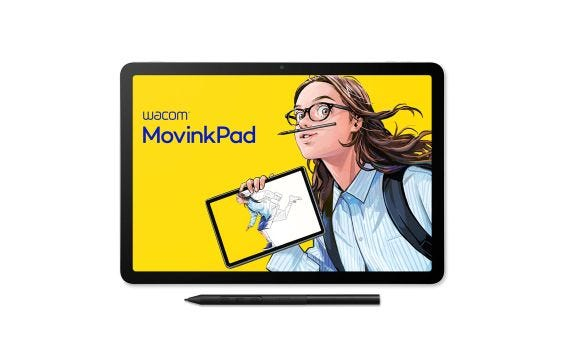 Wacom MovinkPad 11 Digitalisierer 11" 2200 x 1440 8 GB RAM 128 GB Android 14 Schwarz