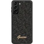 Guess Glitter Script Case für Samsung Galaxy S23 - black (GUHCS23SHGGSHK) (geöffnet)