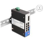 DeLOCK 88016 Netzwerk-Switch Unmanaged Gigabit Ethernet (10/100/1000) Schwarz (88016)