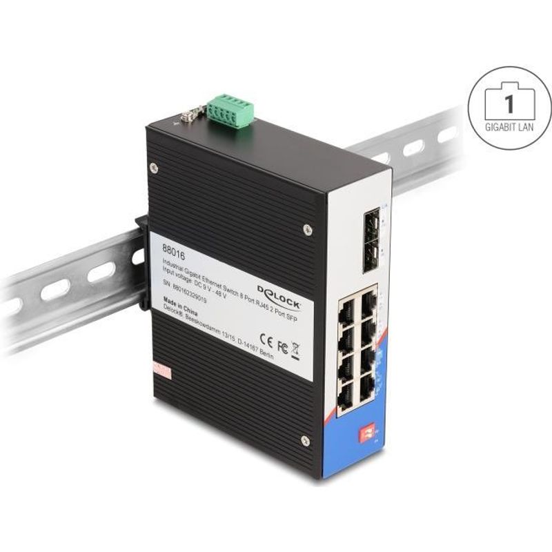 DeLOCK 88016 Netzwerk-Switch Unmanaged Gigabit Ethernet 10/100 