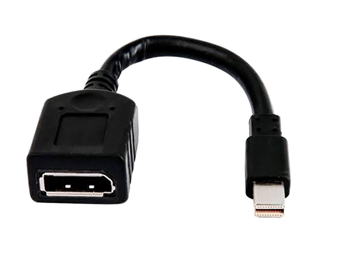 HP Single miniDP-an-DP-Adapterkabel Schwarz