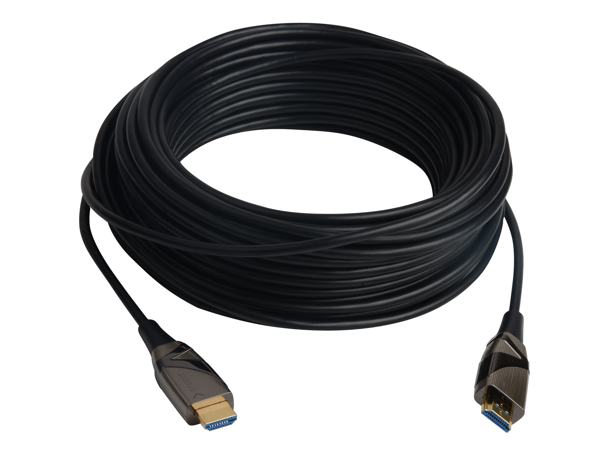 Techly HDMI 2.0 AOC LWL Kabel 10 m 4K 60 Hz Ethernet Schwarz