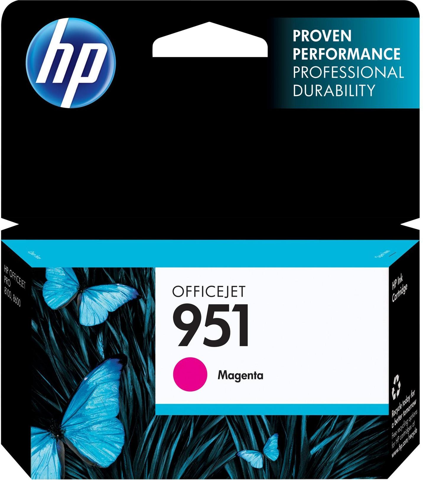 HP Inc. HP 951 Magenta Original Ink Cartridge (CN051AE#LS1)