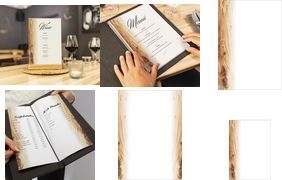 Sigel Motivpapier weiss braun DIN A4 90 g/m (DP680)