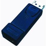 e+p DP 5. Anschluss 1: HDMI, Anschluss 2: DisplayPort, Beschichtung Verbindungsanschlüsse: Gold. Produktfarbe: Schwarz (0001538020)