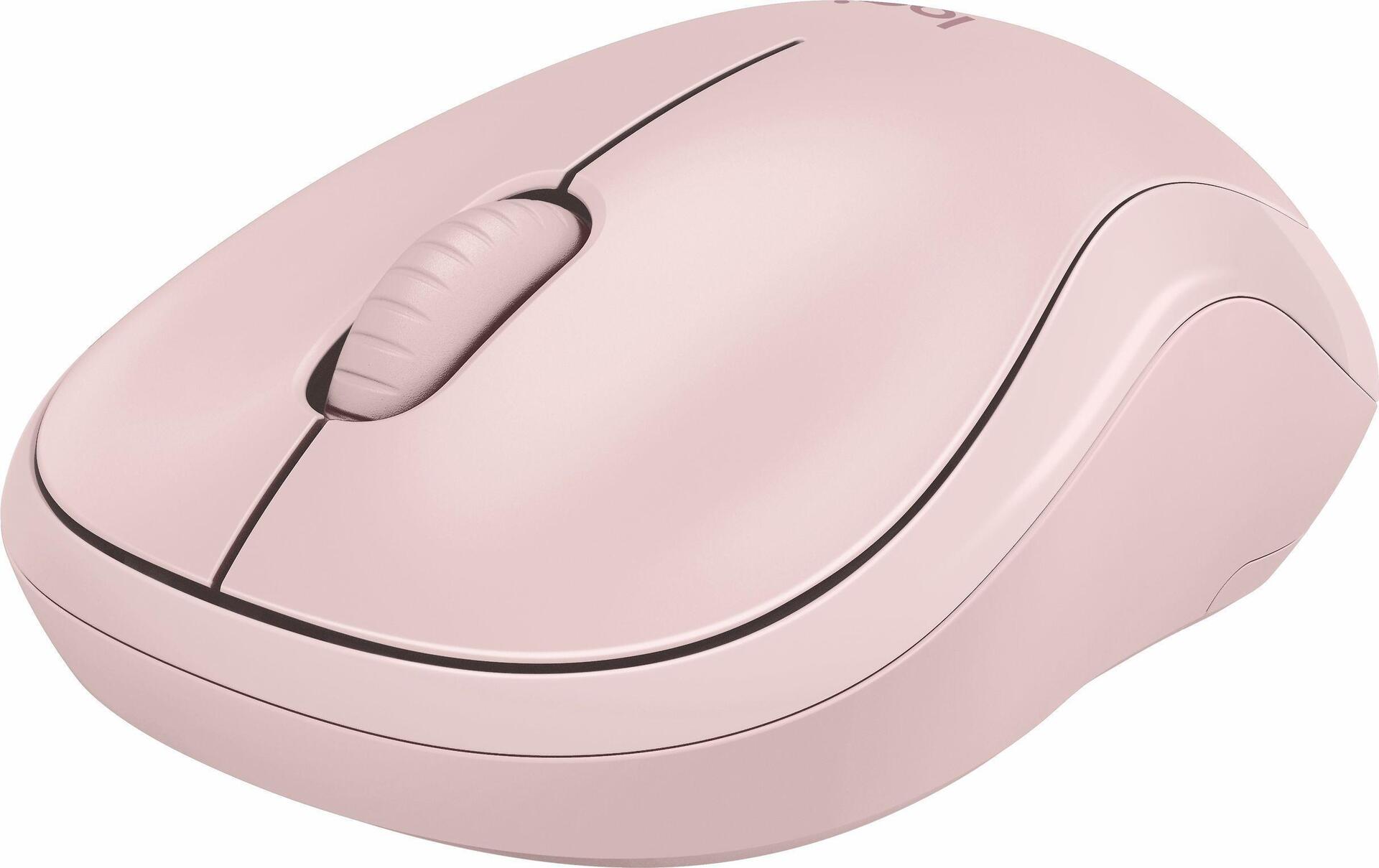 Logitech M240 Silent Bluetooth-Maus Beidhändig Rosé
