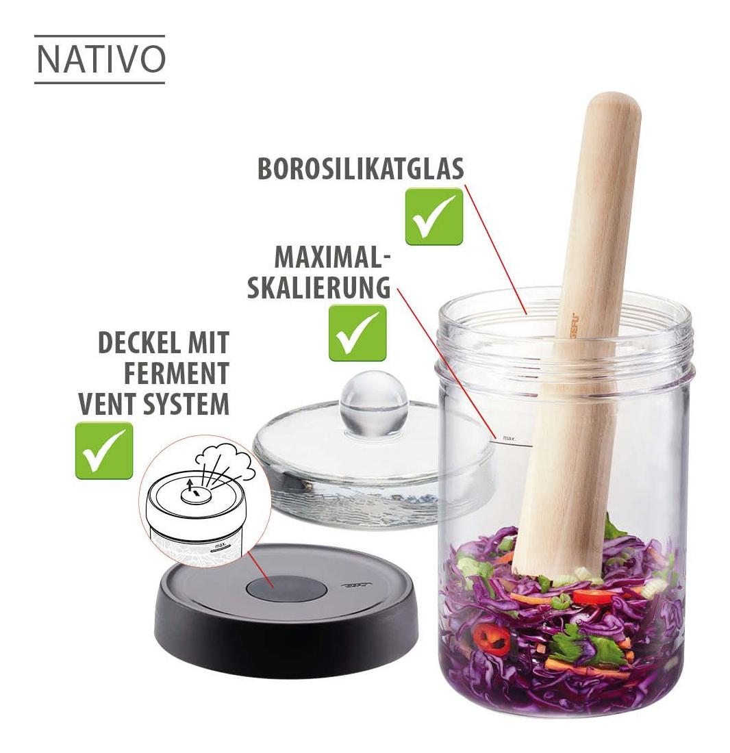 Gefu NATIVO Fermentier Set 1 l