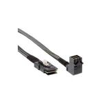 InLine® Mini SAS HD Kabel, SFF-8643 gewinkelt zu SFF-8087, mit Sideband, 0,5m (27629A)