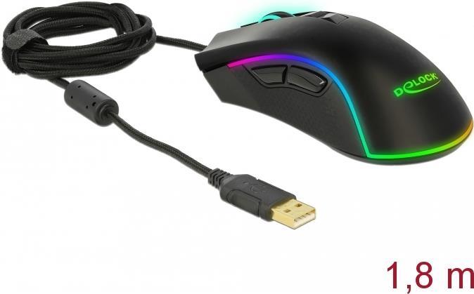 DeLOCK Gaming Maus ergonomisch (12670)