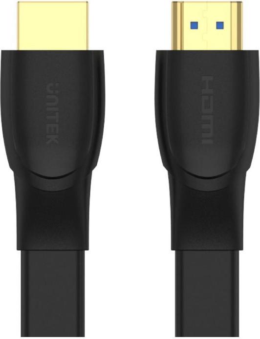 Unitek HDMI-Kabel C11063BK-2M 2.0 Flach 4K@60Hz 2 m Schwarz