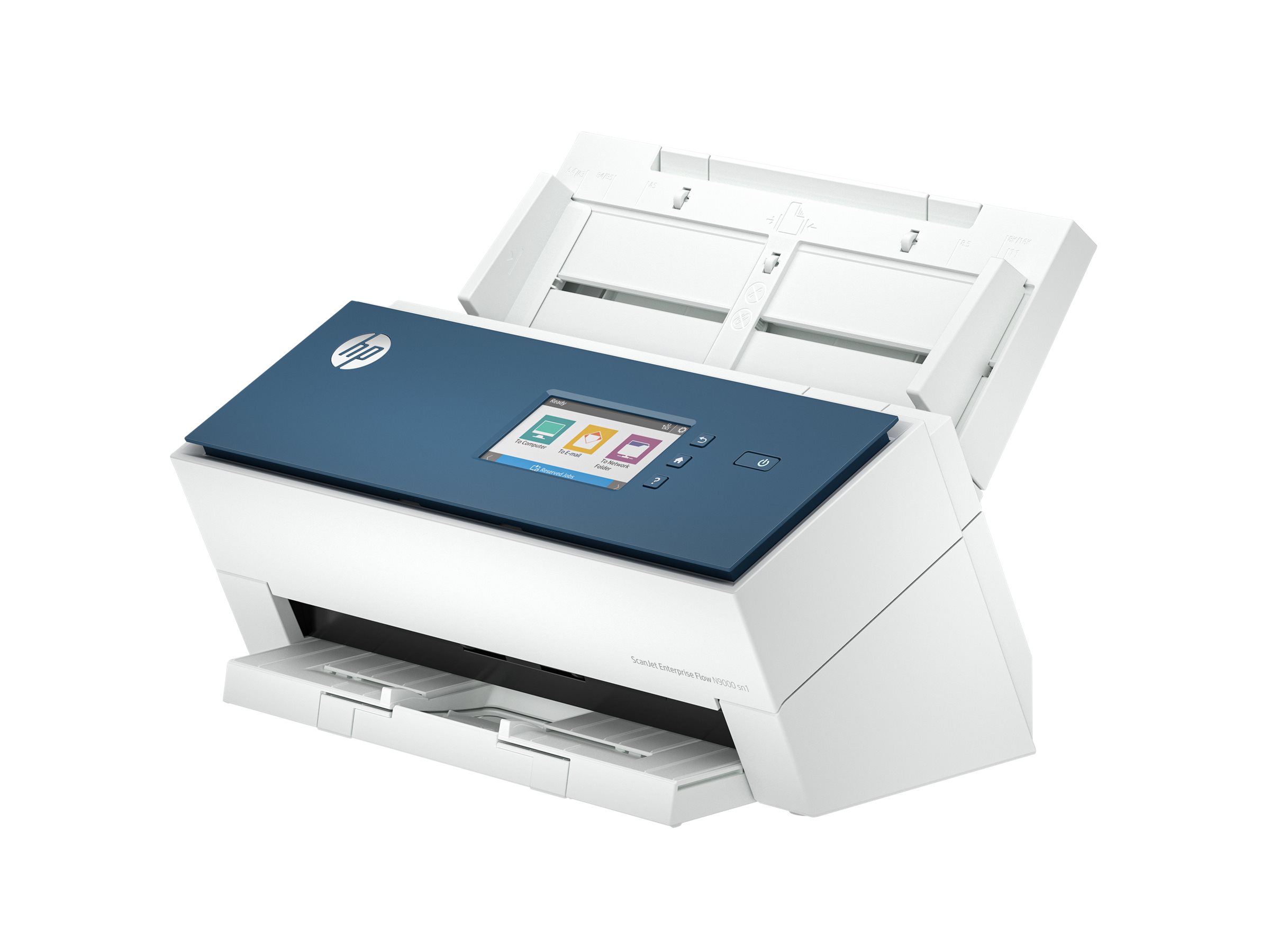 HP ScanJet Enterprise Flow N9000 sn1 Dokumentenscanner A3 Duplex 80 S./Min. 600 dpi Blau, Weiß