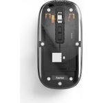 Hama Multi-Device-Maus WM-600, kabellos, Funk/BT, flach, 6 Tasten, transparent (00173094)