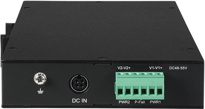 Edimax IGS-1105P Industrieller 5-Port Gigabit PoE+ Switch mit SFP DIN-Schiene Schwarz