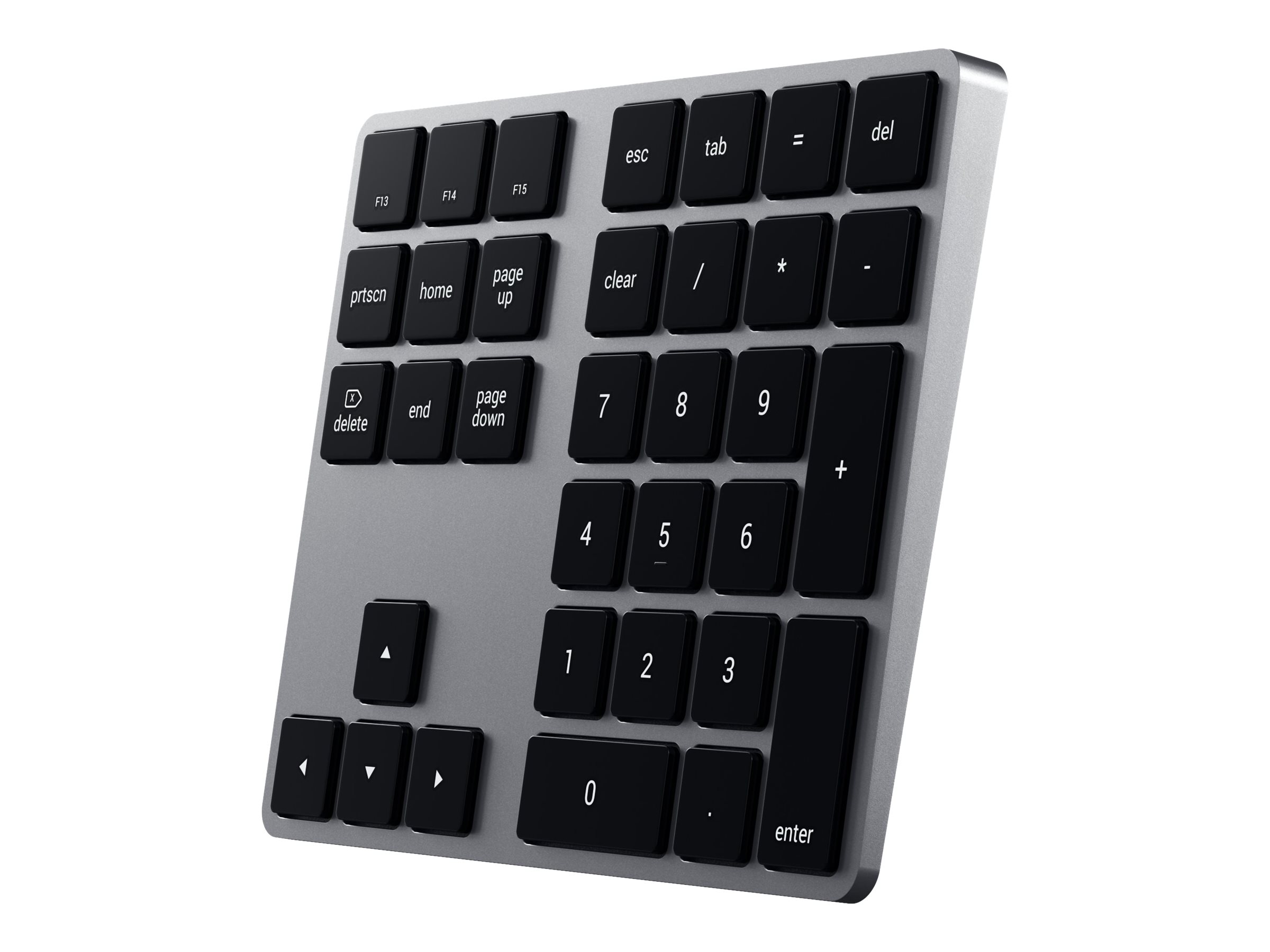 Satechi Bluetooth Extended Keypad Kabellos USB-C 33 Tasten Space-grau