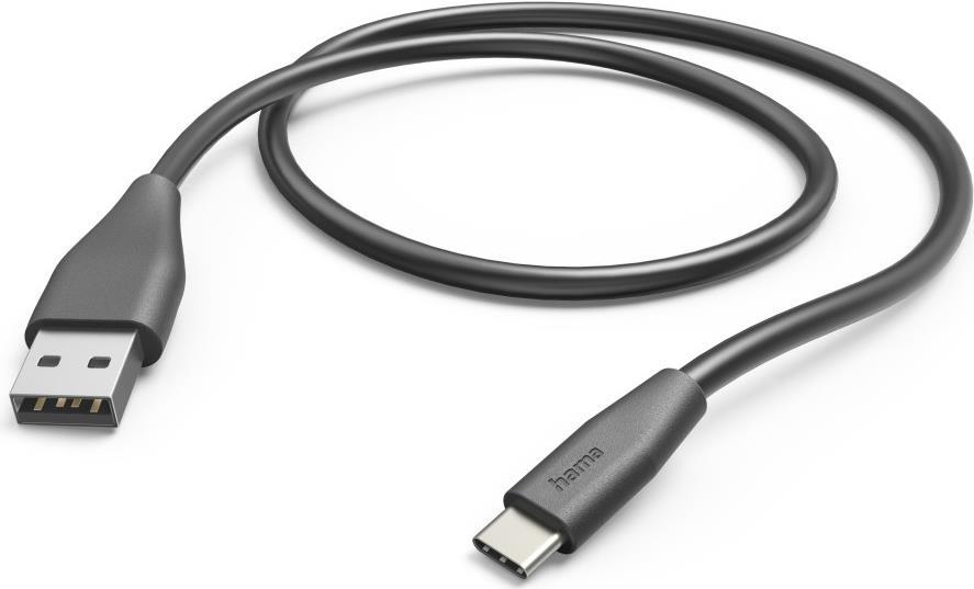 Hama 00139543 USB Kabel 1,5 m USB 2.0 USB A USB C Schwarz (00139543)
