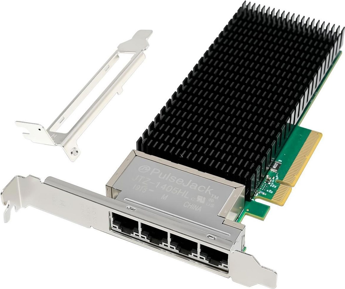 MicroConnect Network Card PCIe x8 X710-T4 Quad- 10GbE (MC-PCIEX8-X710-T4)