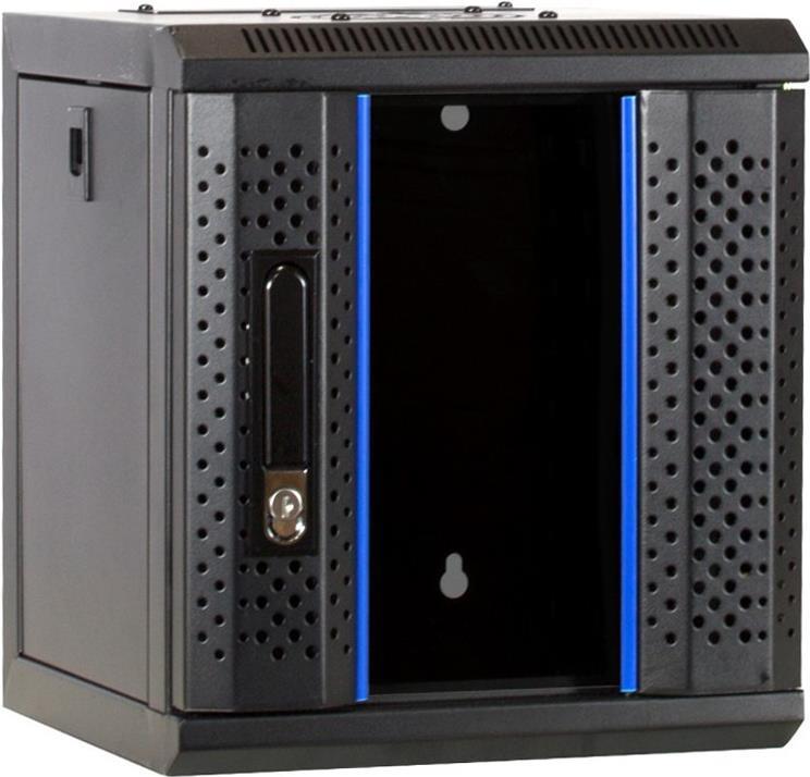 DSIT 6 HE, 25,40cm (10") Serverschrank, mit Glastür (BxTxH) 312x310x352mm (DS10-3306)