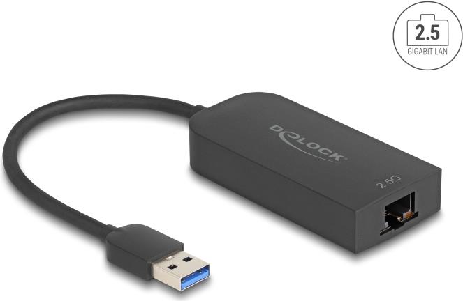 Delock USB Typ-A Adapter zu 2,5 Gigabit LAN (66045)