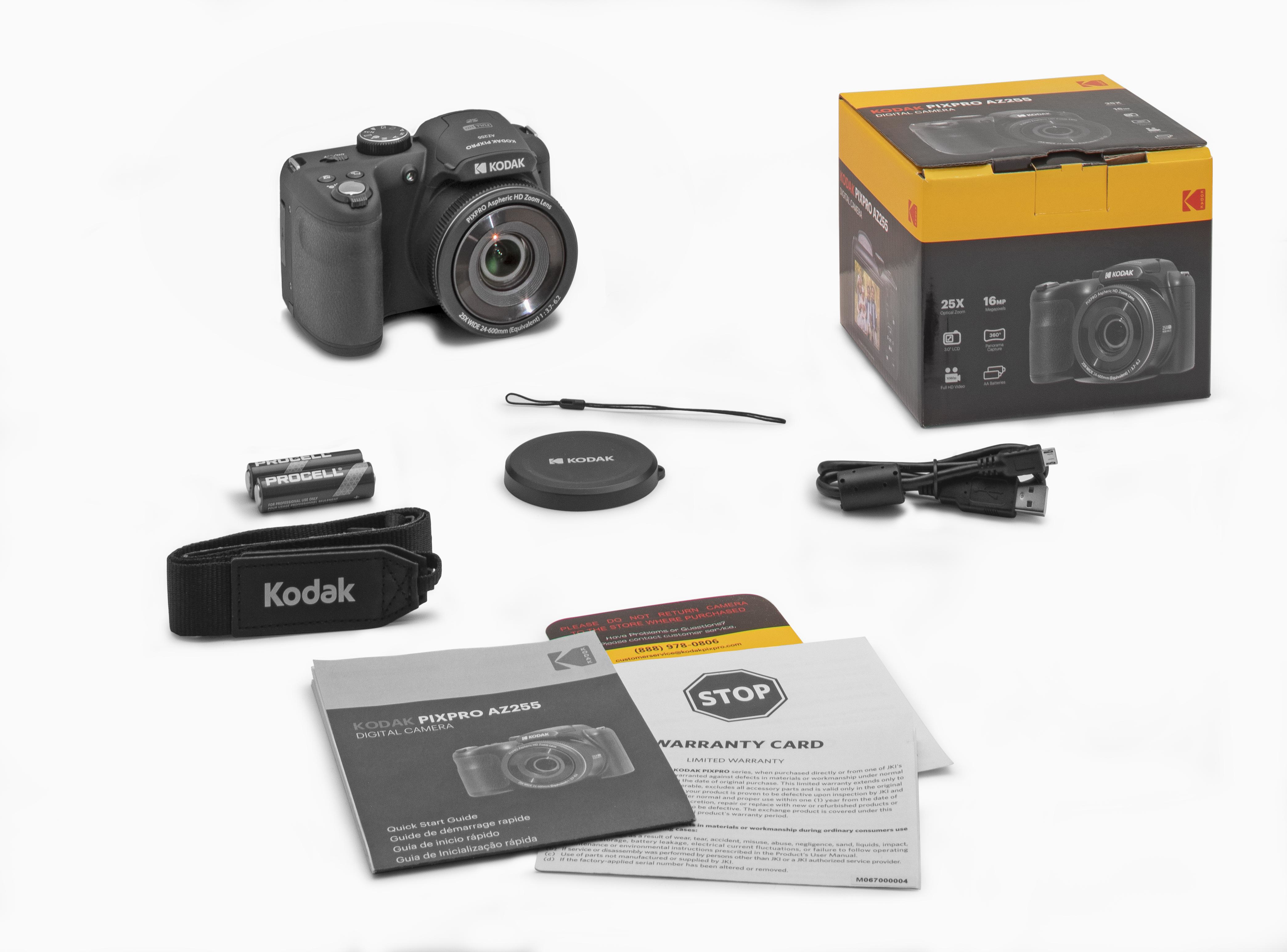 Kodak PIXPRO Astro Zoom AZ255 Kompaktkamera 25x optischer Zoom 16,35 MP Schwarz