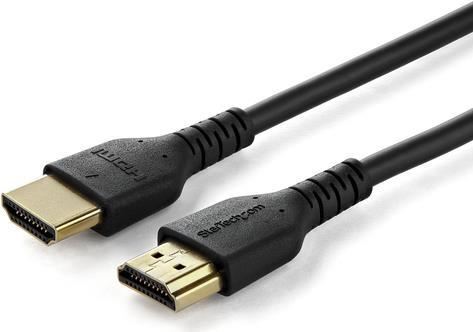 StarTech.com RHDMM1MP HDMI Kabel (1m, HDMI 2.0, 4k 60Hz, premium High Speed HDMI Kabel mit Ethernet, für Monitore oder TVs) (RHDMM1MP)