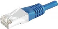 EXERTIS CONNECT Patchkabel S/FTP, PiMF, CAT.6, blau, 0,5 m