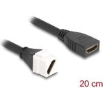 Delock HDMI-Kabel HDMI weiblich zu HDMI weiblich Keystone (90326)