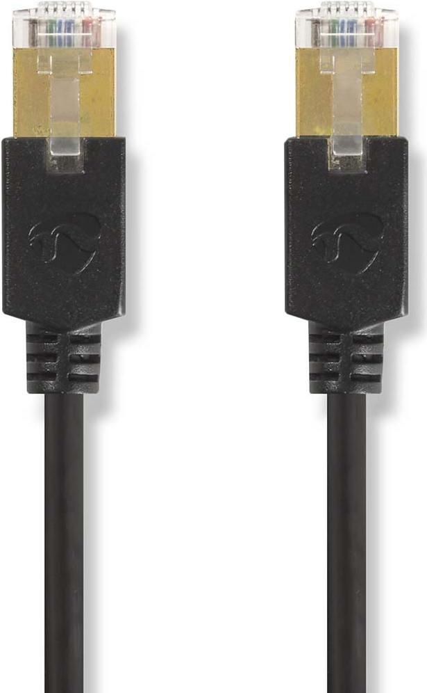 Nedis CCBW85210AT150. Kabellänge: 15 m, Kabelstandard: Cat6, Kabelschirmung: F/UTP (FTP), Anschluss 1: RJ-45, Anschluss 2: RJ-45, Beschichtung Steckerkontakte: Gold (CCBW85210AT150)