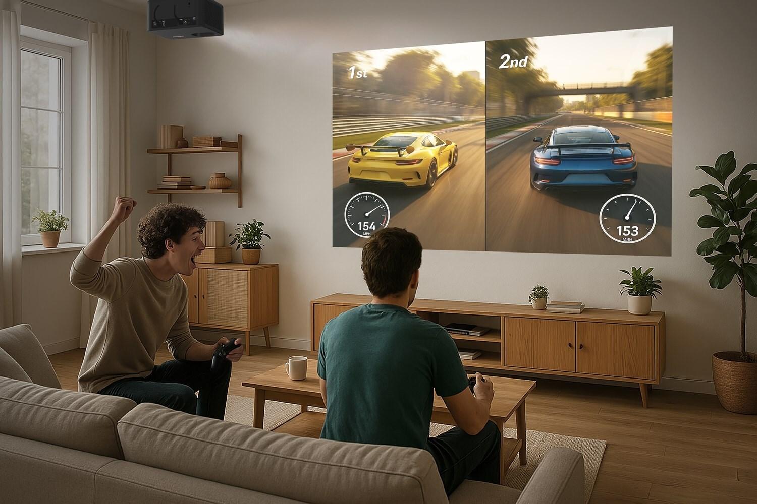 Optoma Photon Life PK32 DLP-Projektor 4K UHD 2000 lm 4 LED Tragbar Schwarz