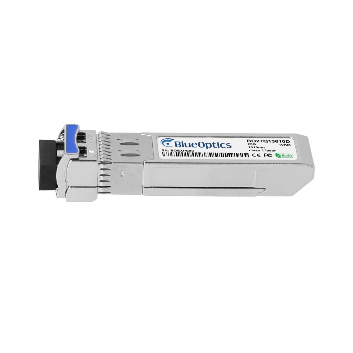 BlueOptics S2P34A-BO SFP28 Transceiver-Modul 25 Gbit/s LC-Duplex Blau, Edelstahl