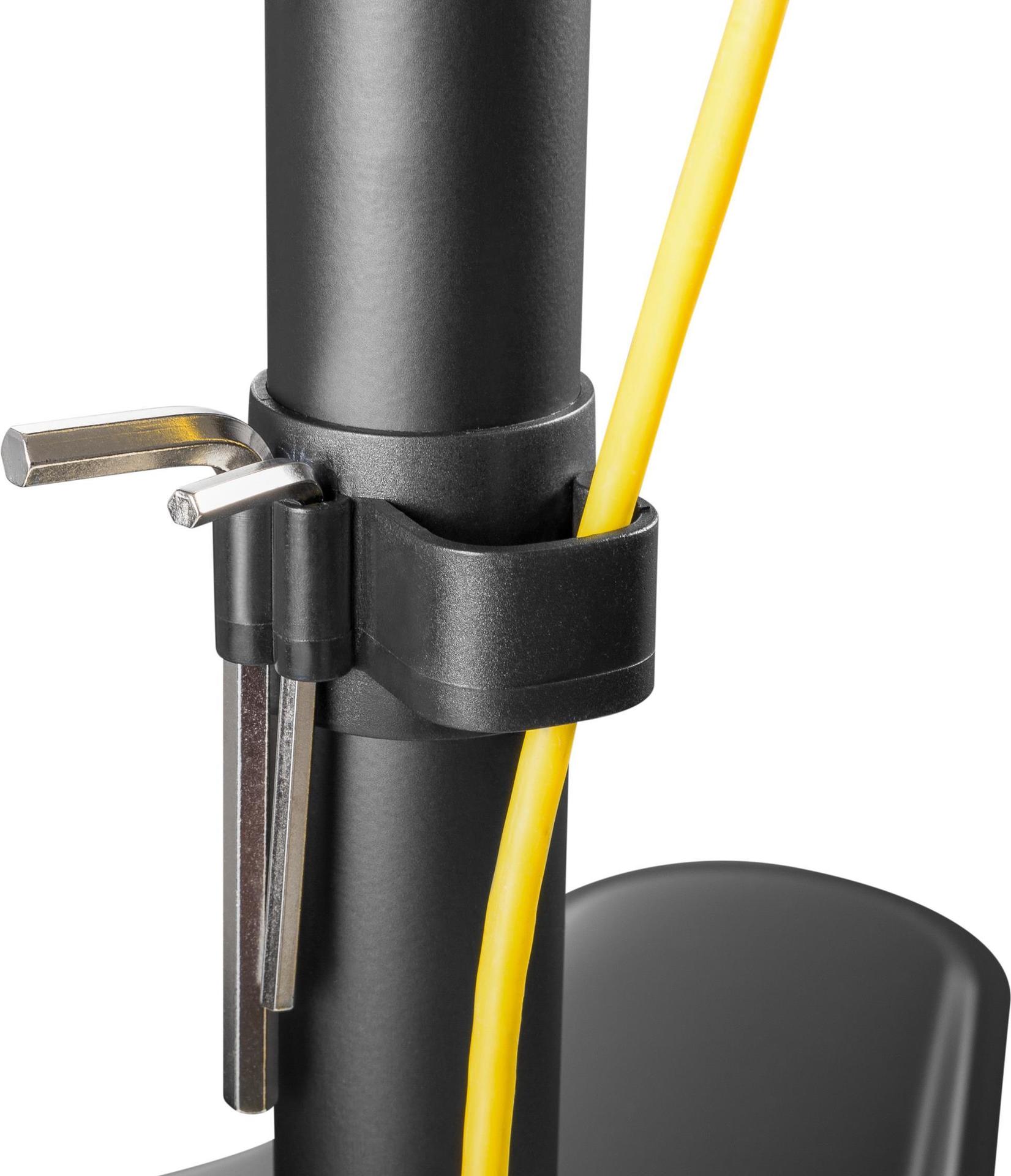 equip Schreibtischständer für LCD-Monitor 13"-32", 8 kg, Aluminium, Schwarz