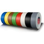 tesa Gewebeband 4651 Premium, 50 mm x 50 m, grün mit Kunststoffbeschichtung, starke Klebkraft - 1 Stück (04651-00533-00)