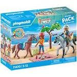 PLAYMOBIL 71470 Horses of Waterfall Starter Pack Reitausflug an den Strand mit Amelia und (71470)