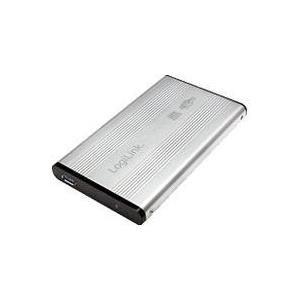 LogiLink Festplattengehäuse 2.5"  S-ATA USB 3.0 Alu, Silber (UA0106A)