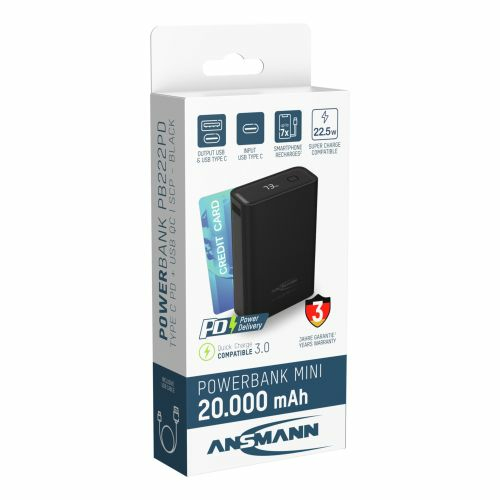 Ansmann PB222PD 20000 mAh Powerbank Schwarz
