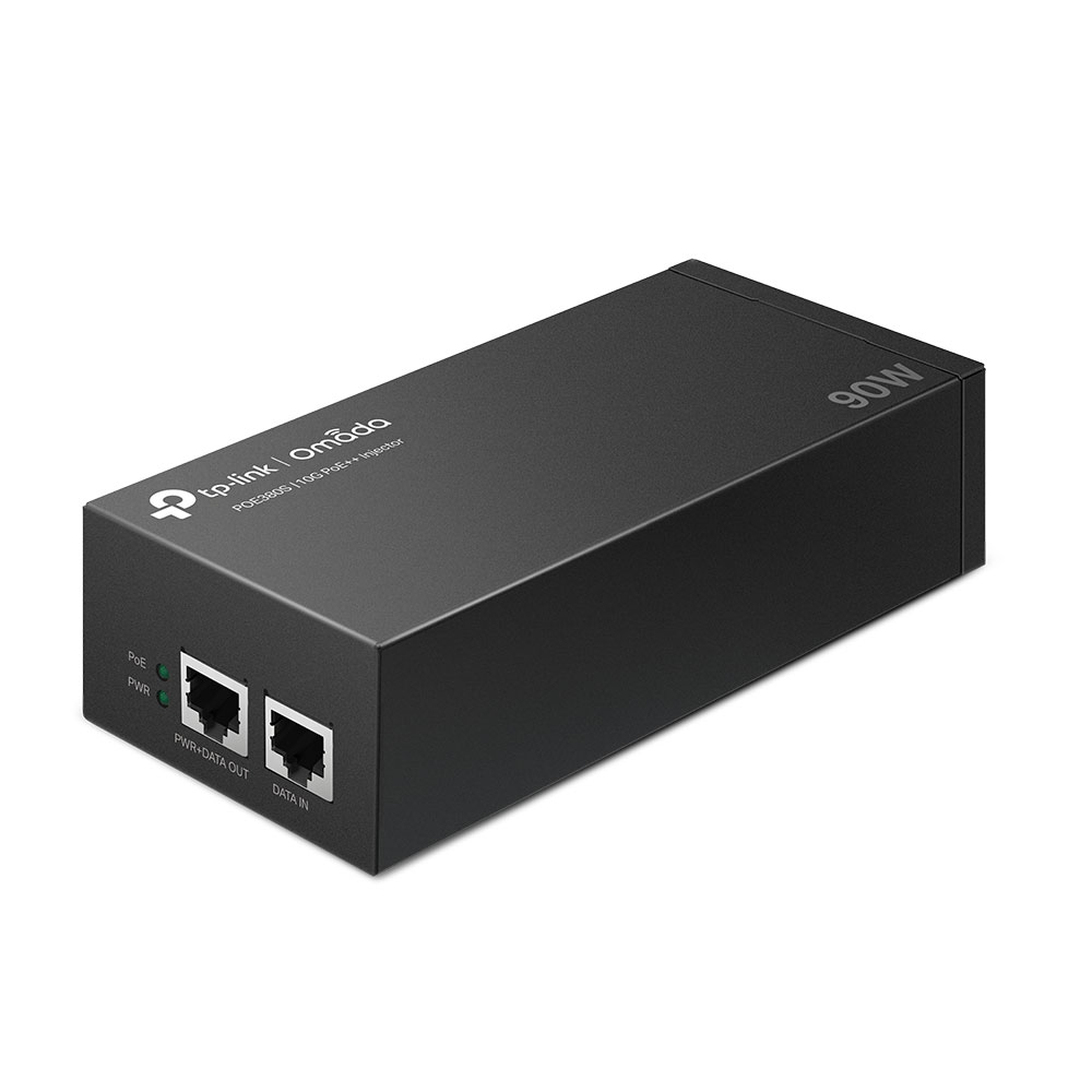 TP-Link Omada POE380S V1 Power Injector 10G 90W Schwarz