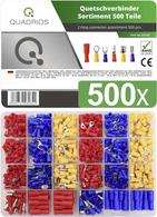 Quadrios 22C424 Quetschverbinder-Sortiment 0.5 mm² 2.5 mm² Rot, Blau, Gelb 1 Set (22C424)