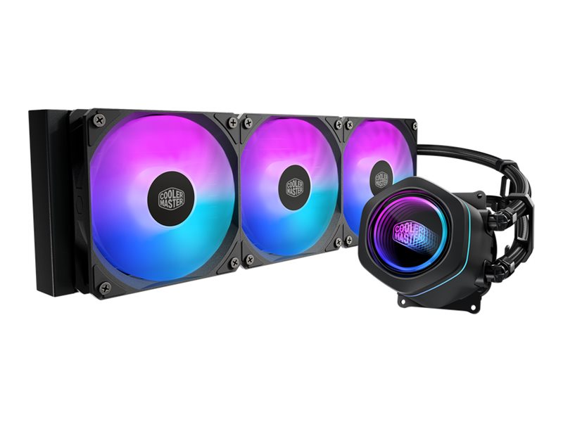 Cooler Master MasterLiquid Core Nex 360 ARGB Prozessor-Flüssigkeitskühlsystem 360 mm Schwarz