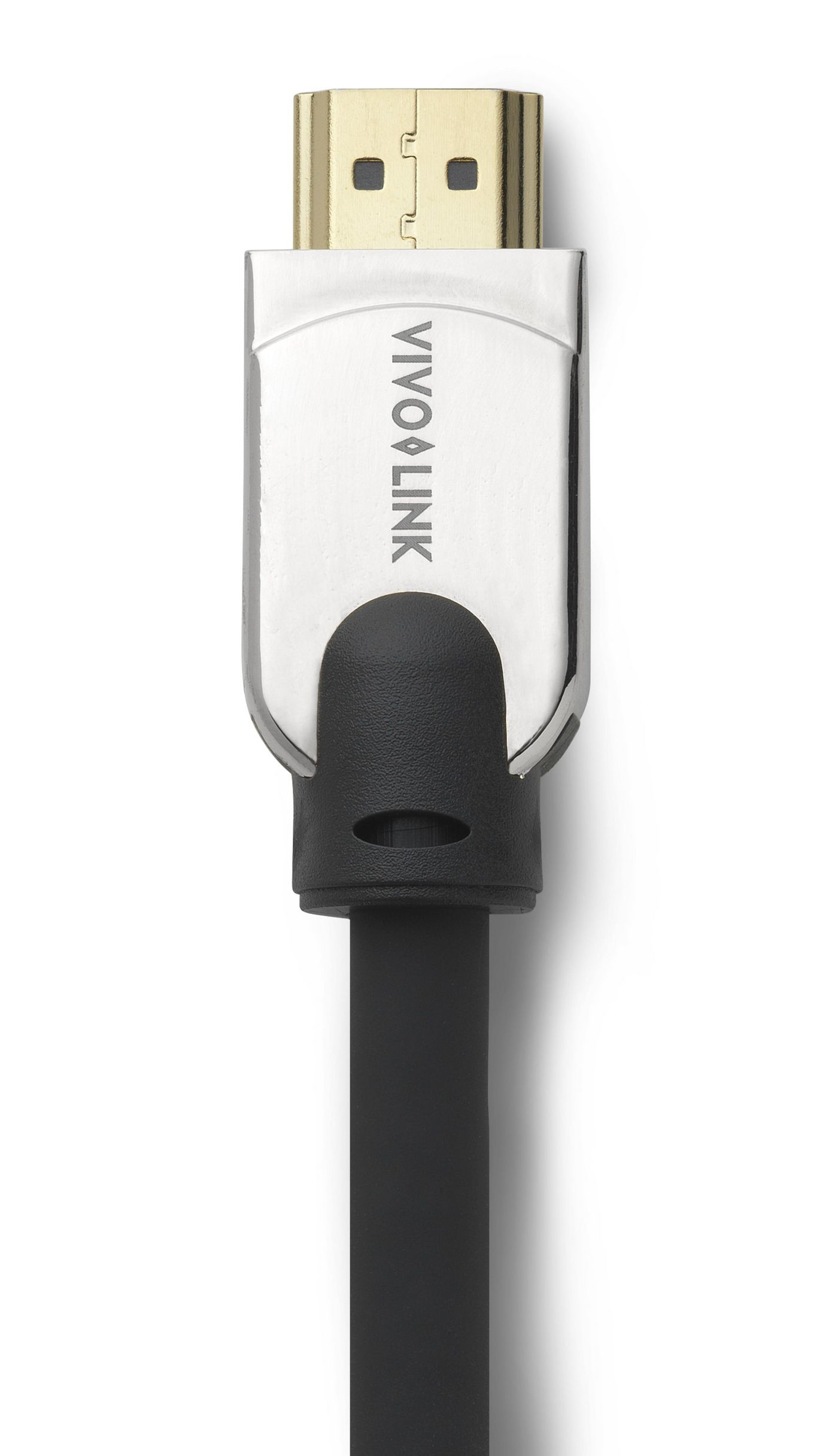 VivoLink Pro HDMI-Kabel 2 m HDMI 2.0 4K 18 Gbit/s Schwarz/Silber