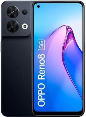 OPPO Reno 8 16,3 cm (6.4" ) Dual-SIM Android 12 5G USB Typ-C 8 GB 256 GB 4500 mAh Schwarz (6045942)